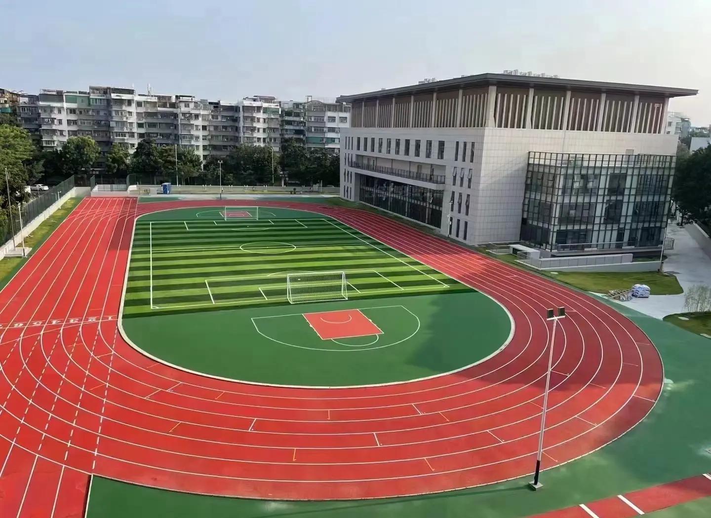 定安县篮球场塑胶篮球场 - 厂家